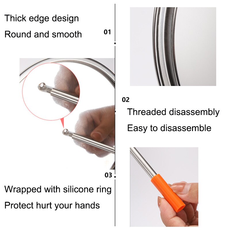 Vertical Chicken Grill Rack Stainless Steel Outdoor Camping Chicken Rack Skewer Barbecue Grilling Rack Meat Spit Cooking Tool