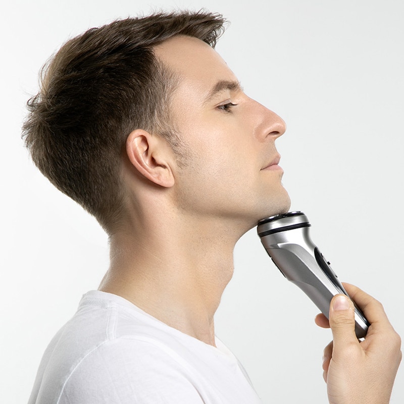 Xiaomi enchen blackstone elektrisk barbermaskine triple blades herre elektriske barbermaskiner barbermaskiner usb genopladelig skægtrimmer