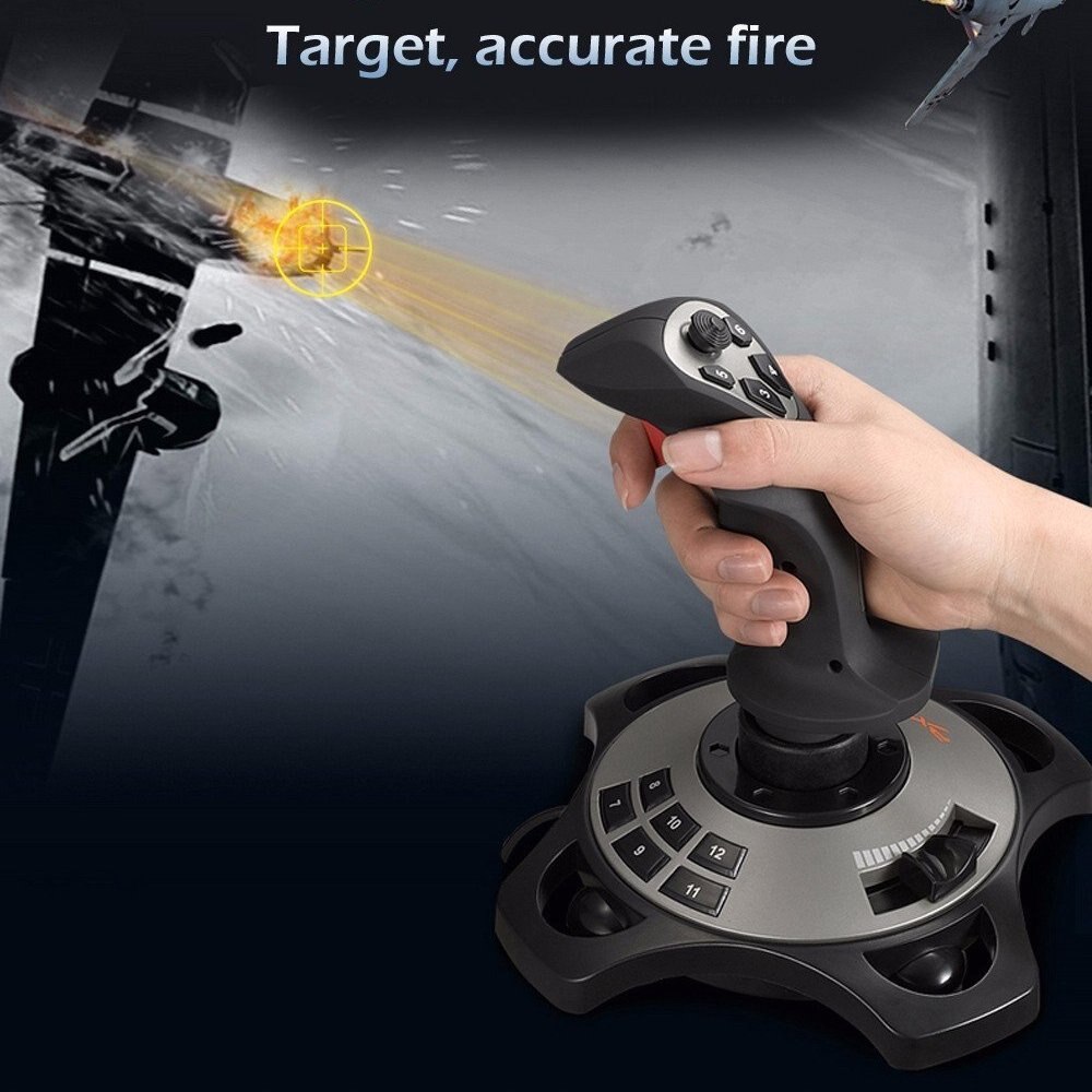 Have stock PXN PRO 2113 Wired 4 Axles Flying Game Arcade Joystick Controller Gaming Simulator with Keyboard Mapping