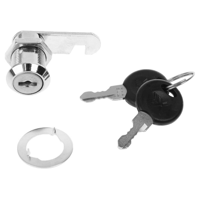 Drawer Locks with 2 Keys Lock Furniture Hardware Door Cabinet Lock for Office Desk Letter Box Cam Locks