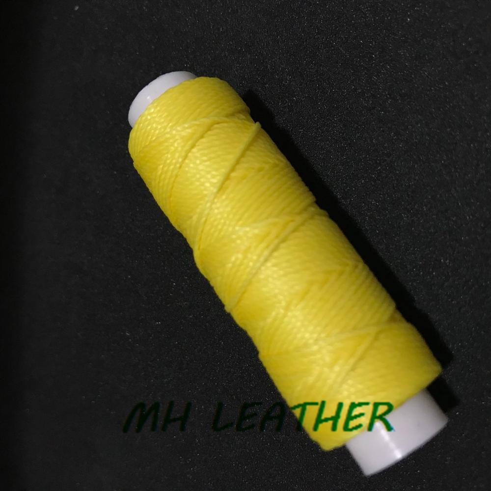 SJ065 0.65mm 20m Long Round Waxed Thread for Leather Craft DIY: 126