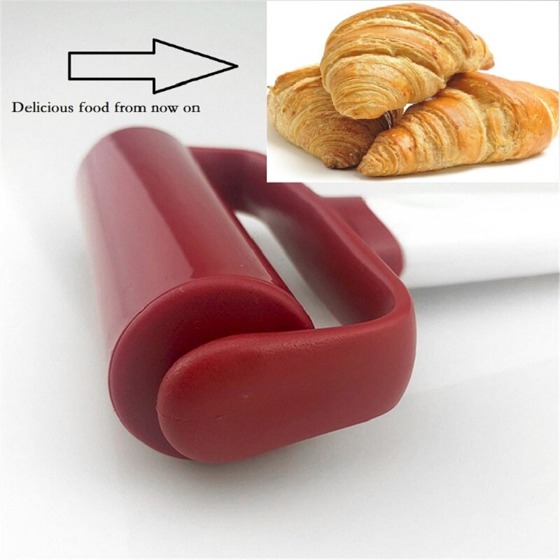 Plastic Deegroller Bakken Deeg Roller Met Handvat Gebak Pizza Noodle Fondant Bakers Gereedschap Keuken Cookies Koken Accessoires