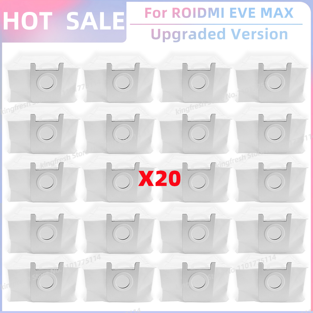 Compatible For ( ROIDMI EVE MAX ) Vacuum Parts Main Roller Side Brush Dust Bag Accessories: MULTI