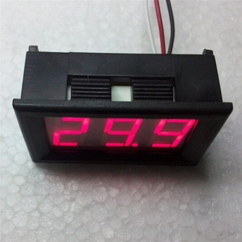 1pcs DC 0-30V red auto car Mini voltmeter tester Digital voltage test battery