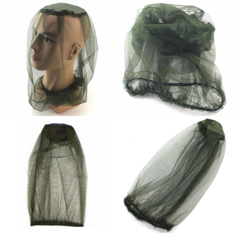 Anti-mosquito bee bug insekt flue maske net udendørs ansigts net beskytter