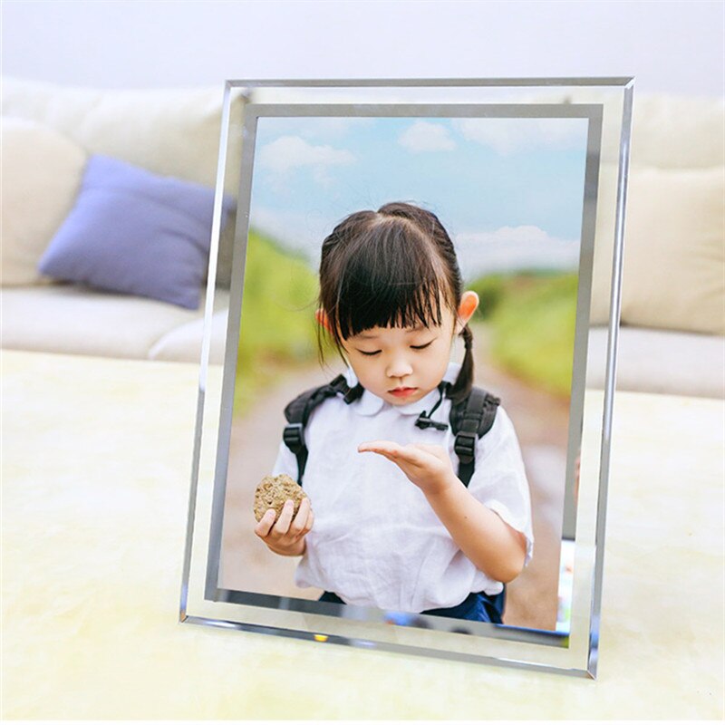 Crystal Clear Photo Frame Multifunction Certificate Diploma Children Picture Display Frames Office Desktop Decorations