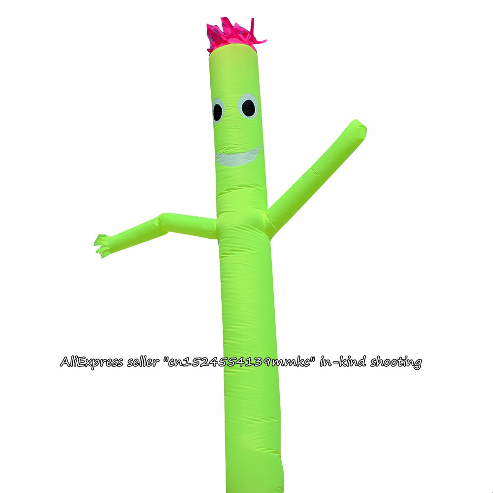 Air Dancer Sky Dancer Inflatable Tube Dance Puppet Wind Flying 10ft For 12inch Blower (Fluorescent Yellow)