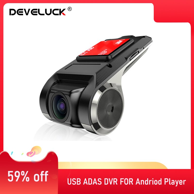 Adas Dash Cam Video Recorder Full Hd 1080P Auto Dvr Voor Auto Dvd Android Speler Navigatie Head Unit/auto Audio Voice Alarm Camera