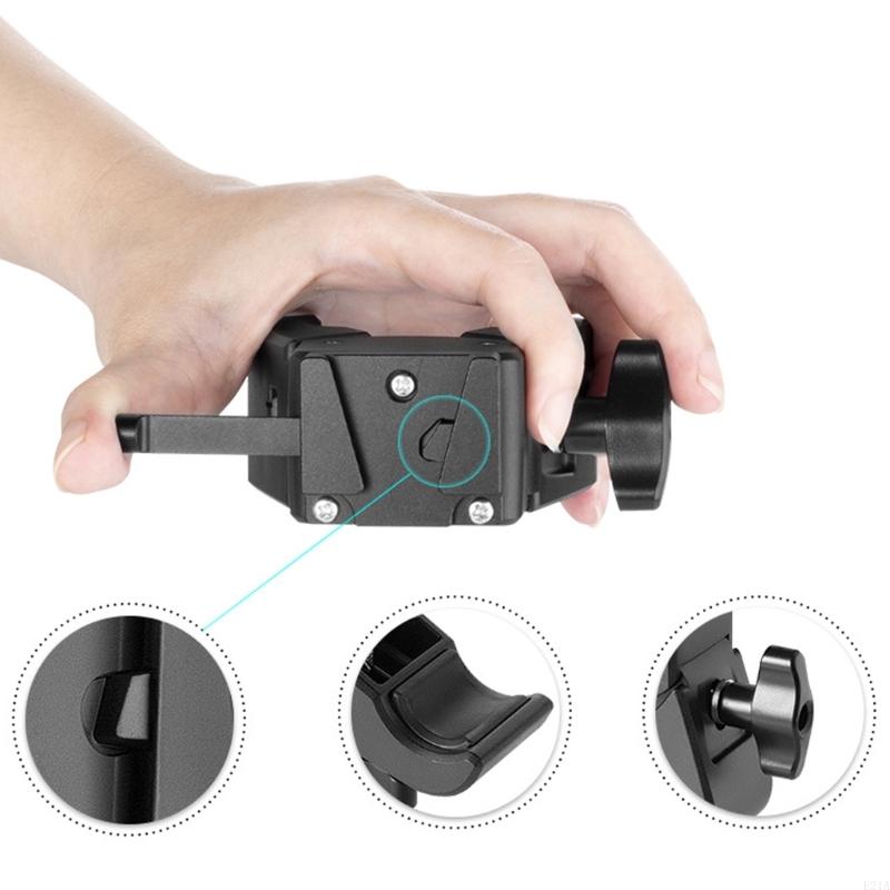 V Clip per batteria a con accessorio per illuminazione da studio Tripod Flepod per timore morsetti per attaccamento