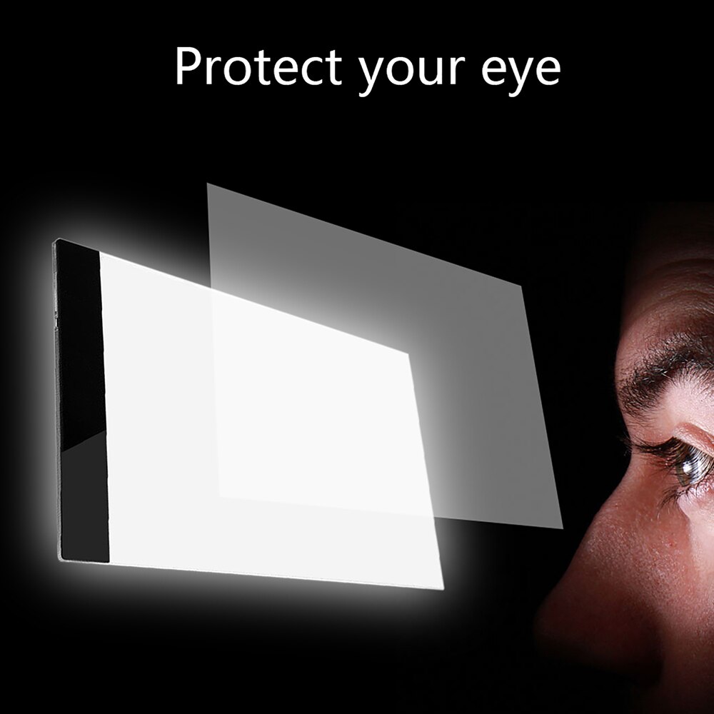 K1 Copy Board LED Light Drawing Tablet USB Light Pad A4 Tracing Pad Thin Light Copying Board Tracing Light Box