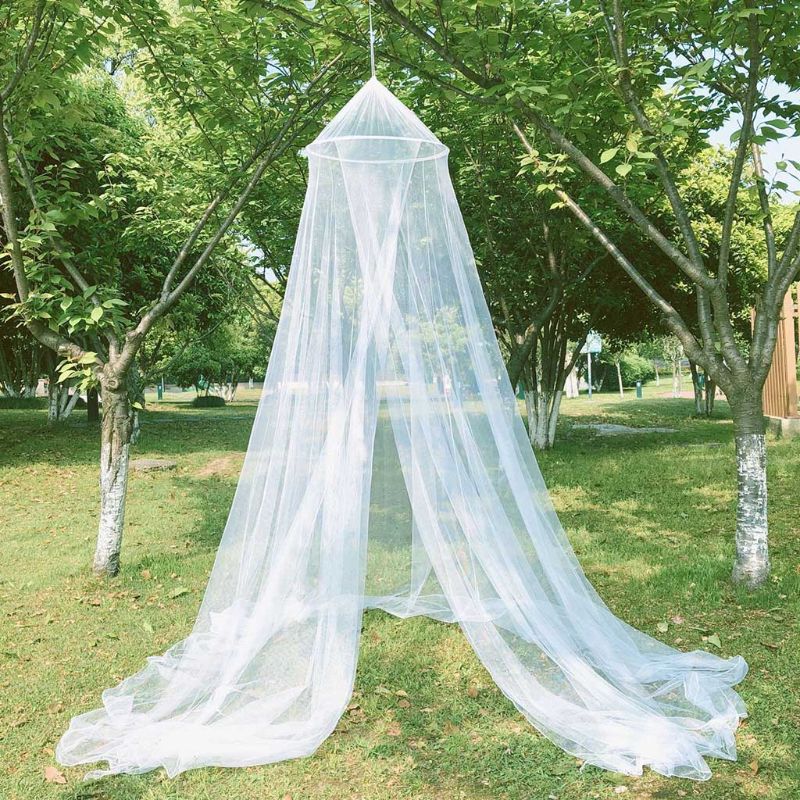 Baby Bed Mosquito Mesh Tent Dome Hanging Canopy Insect Protection Curtain Decor U90B