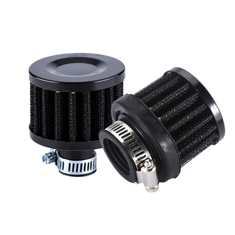 25mm Universal Car Air Filter Oil Cold Intake Crank Case Turbo Vent Breather X2: Default Title