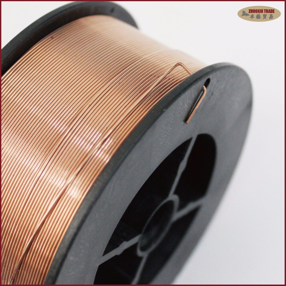 Varillas de soldadura de gas, acero suave recubierto de cobre, 0,8mm, 1,0mm, 1,2mm, 1,6mm, 2,0mm, CCMS MIG, varilla de relleno de electrodos de alambre de soldadura