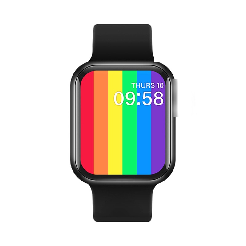 Iwo 10 t500 plus smartwatch mtk 2502 volledig touchscreen smartwatch hartslagmeter slaapmonitor geen waterdichte polshorloge 44mm iwo 12