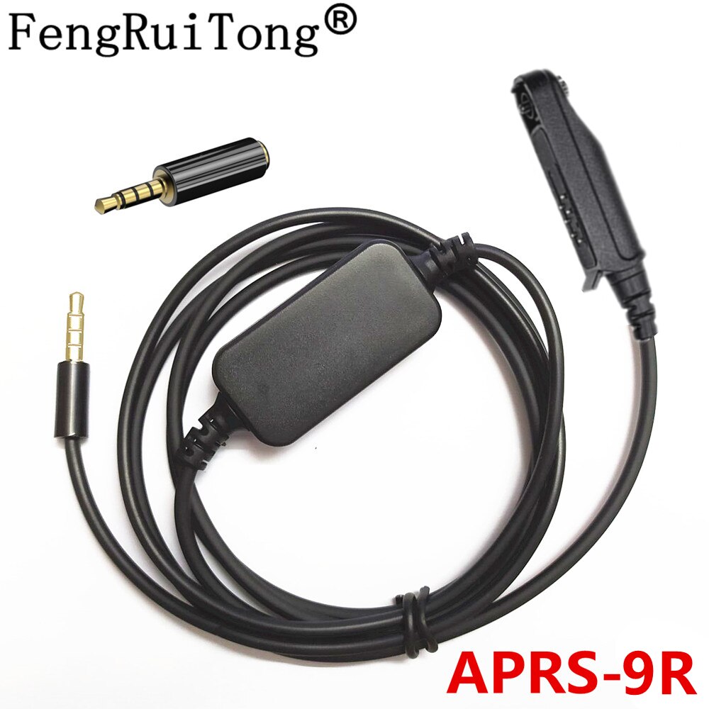 APRS Cable Audio Interface Cable for BaoFeng UV-XR UV9R UV-9R Plus GT-3WP (APRSpro, APRSDroid, Compatible - Android, iOS