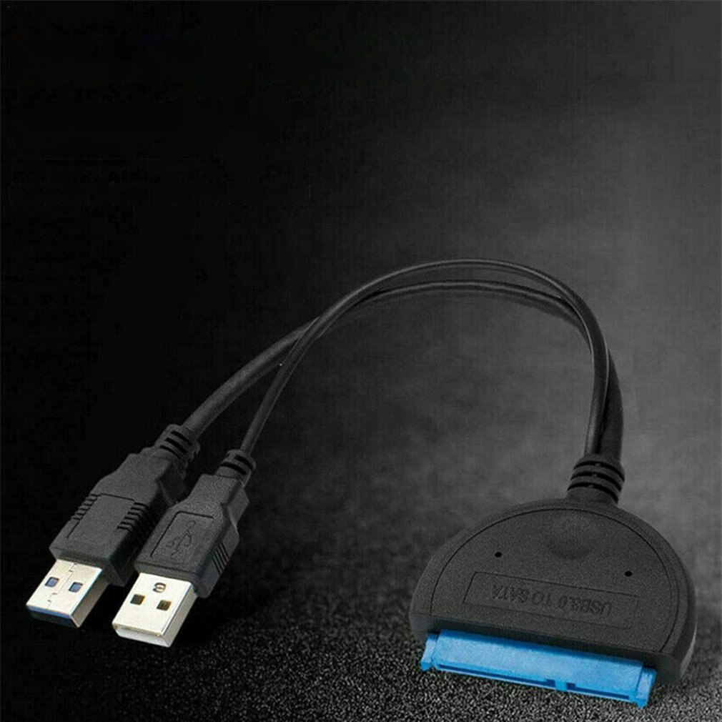 Podwójny USB 3.0 do Adapter Sata 2.5 Cal 3.5 Cal kabel konwertera zewnętrzny dysk twardy Adapter napęd dysku twardego SSD kabel konwertera