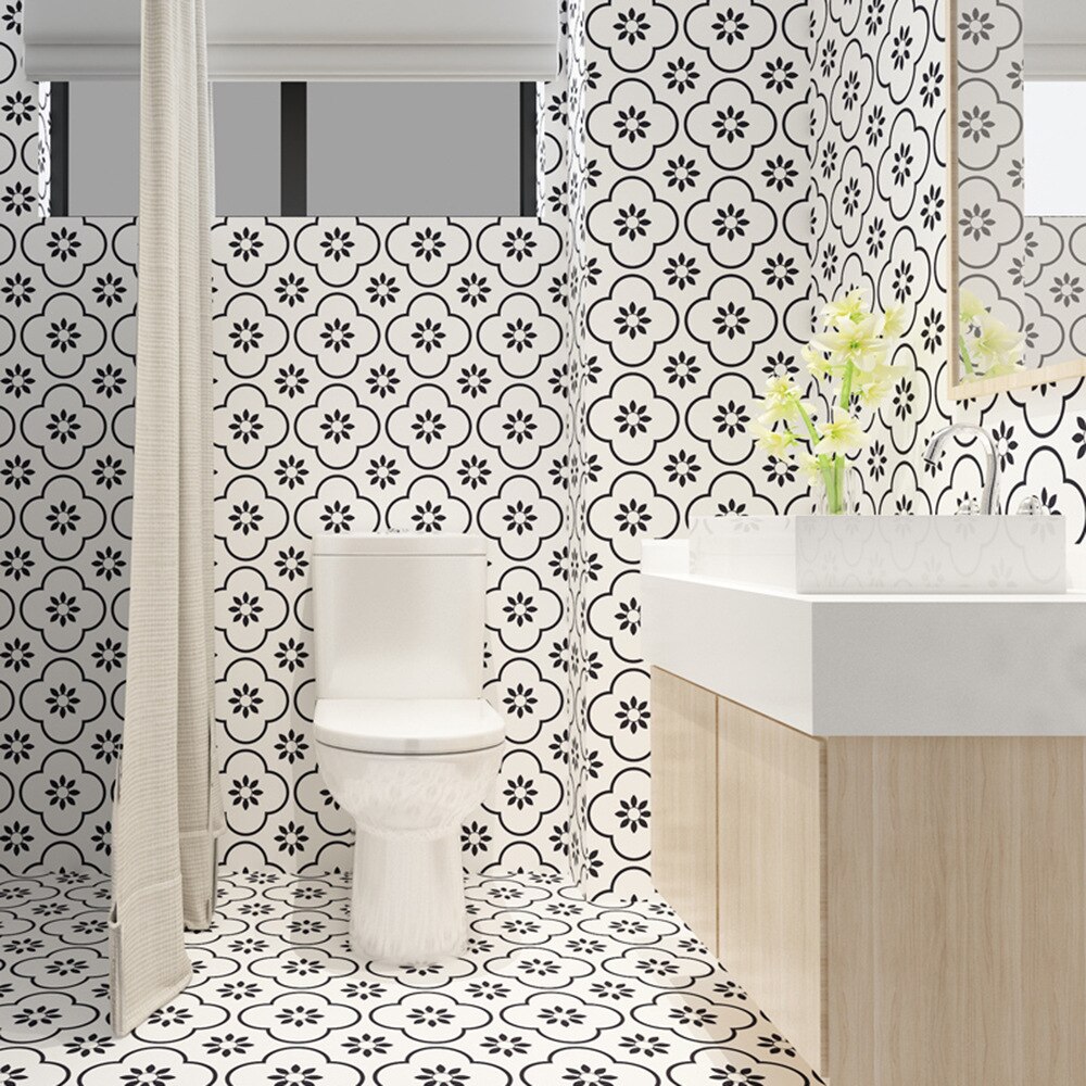 10 stuks behang muurstickers badkamer keuken antislip vloertegels waterdichte stickers achtergrond muurdecoratie muurstickers