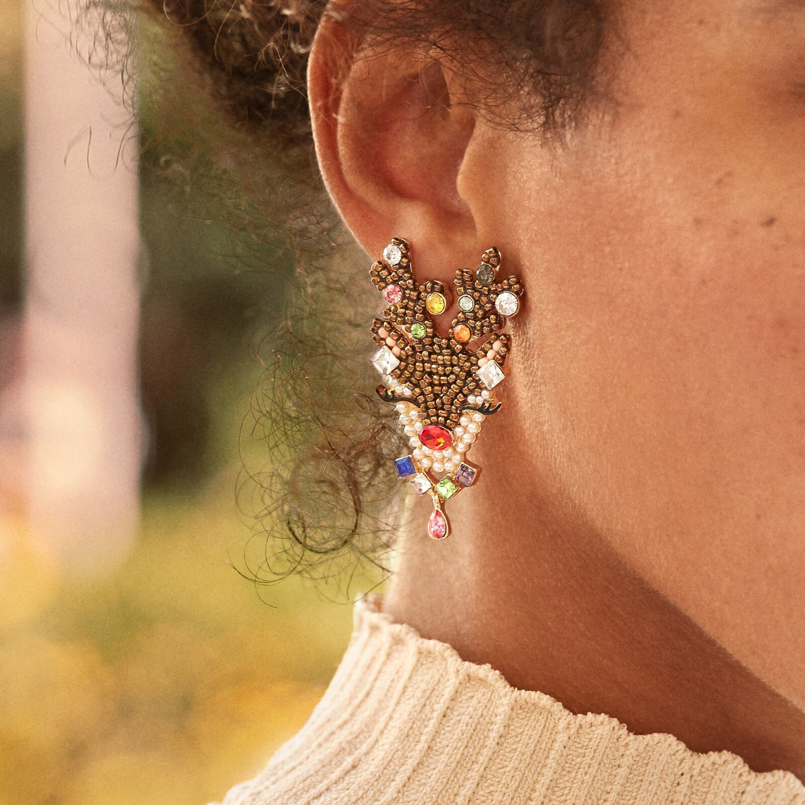 Beste Dame Bb Trendy Geliefde Notenkraker Clara Statement Oorbellen Voor Vrouwen Lavish Kerst Vriendin Giftsjewelry