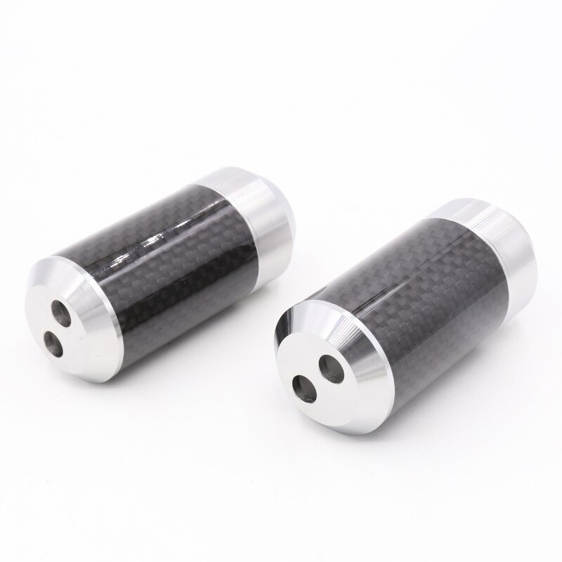 Di alta qualità 4 Pcs 304 in acciaio inox In Fibra di Carbonio di Boot Pantaloni Y Splitter con altoparlante audio cavo del connettore del Divisore