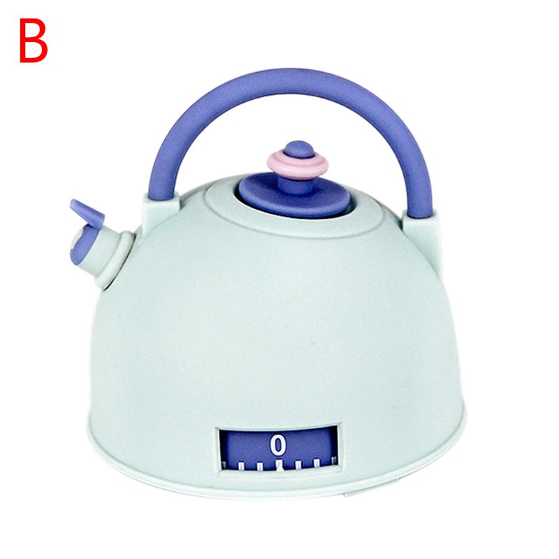 Cute Kitchenware Shape Mechanical Kitchen Timer Loud 60 Minutes Time Interval