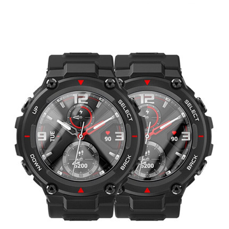 10 pakke for huami amazfit t-rex skjermbeskytter i herdet glass 9h ripesikkert eksplosjonssikkert smartklokke beskyttelsesglass