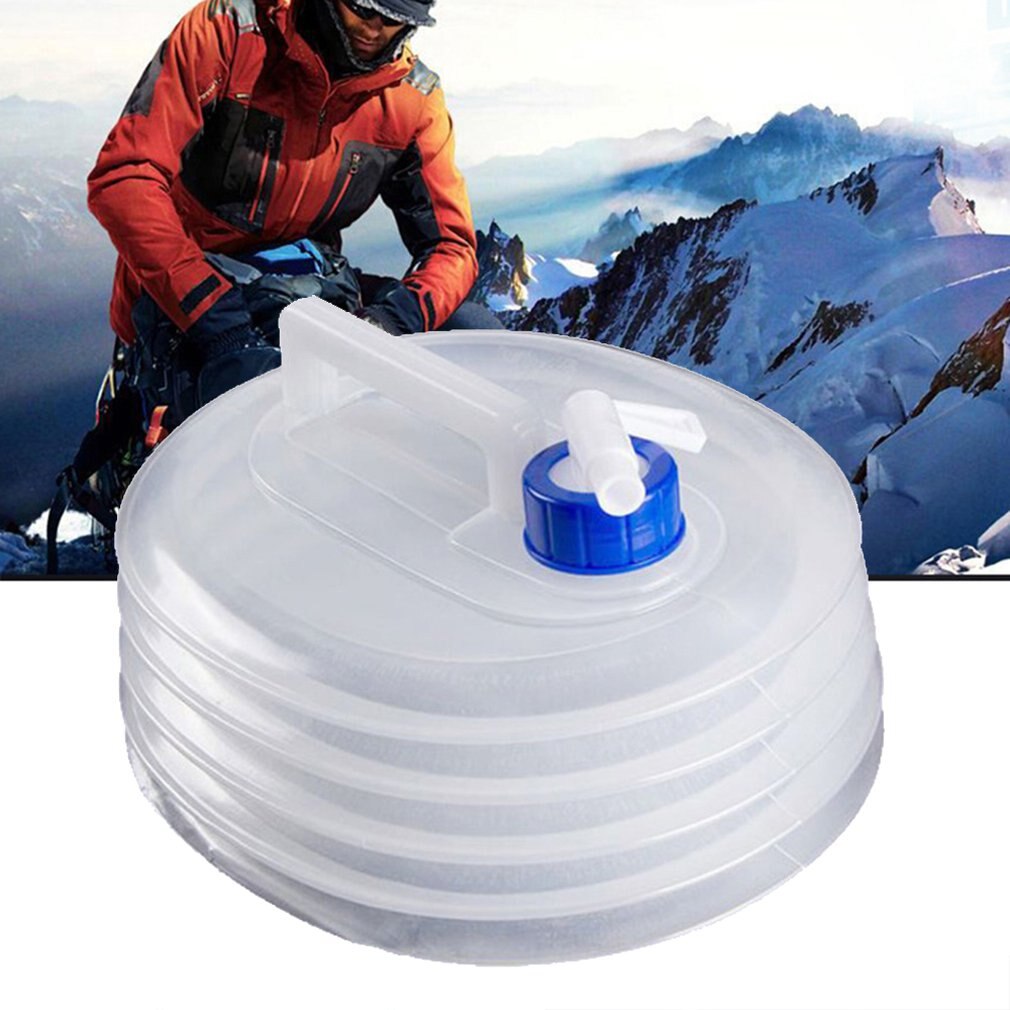 Collapsible Water Container Water Buckets, 3L/5L/8L/10L/15L Camping Water Storage Carrier Jug for Outdoors Hiking Survival