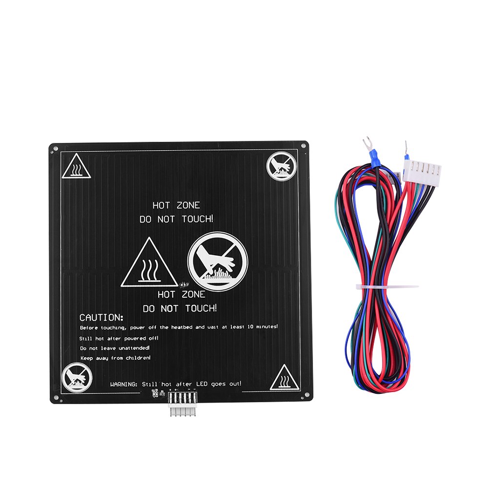 Anet A6 A8 ET4 E10 E12 E16 12V/24V Aluminum MK3 Heated Bed Hotbed with cable 220*220mm/220*270/300*300 bed 3D Printer Parts