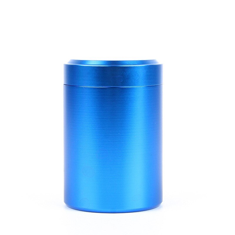 10pcs Portable Stash Jar-Airtight Smell Proof Durable Multi-Use Aluminum Herb Container DIY Candle Aromatherapy: Blue