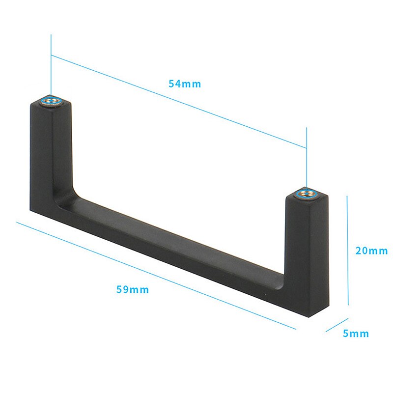 Adaptador de cámara de acción a cardán de mano, placa de montaje de interruptor para GOPRO Hero 8 7 6, adaptador de Clip para DJI OSMO estabilizador