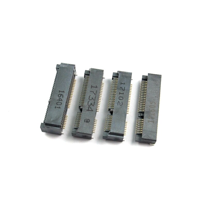 MINI conector PCIE msata, ranura para toma PCI-E, soporte para tarjeta 52P, 4,0 H, 5,2 H, 5,6 H, 8H, para notebook MiniPCIE