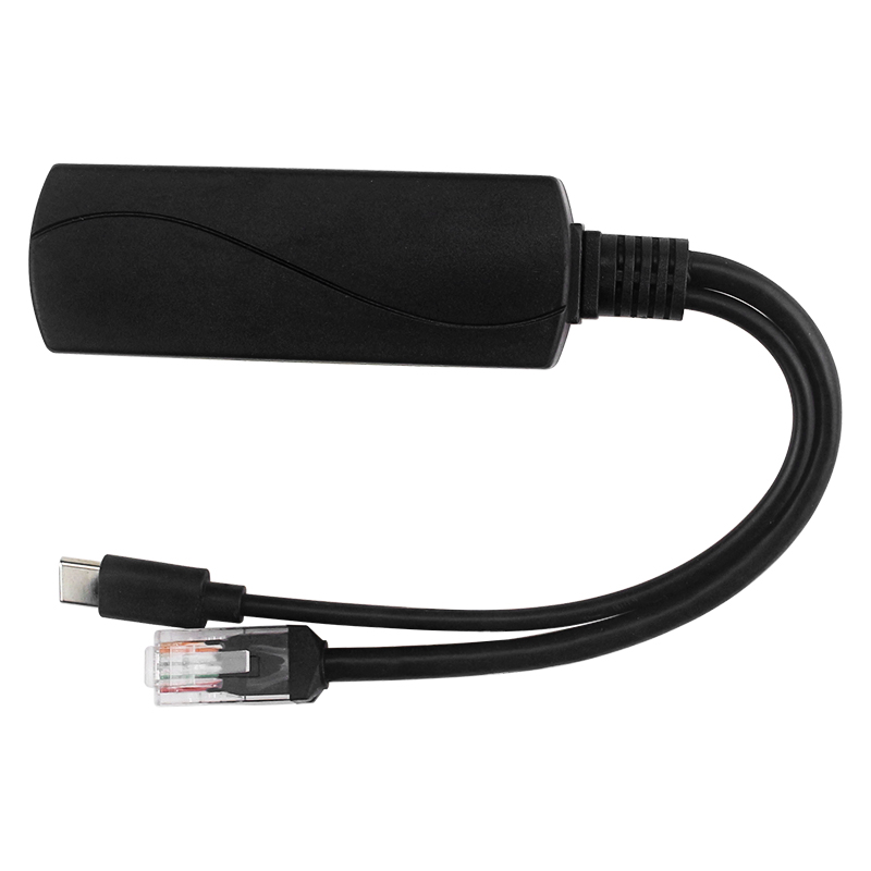 Raspberry pi  pi 5 gigabit poe splitter 5v 3a 10/100/1000 mbps usb type c til poe splitter stik til raspberry pi  pi 5