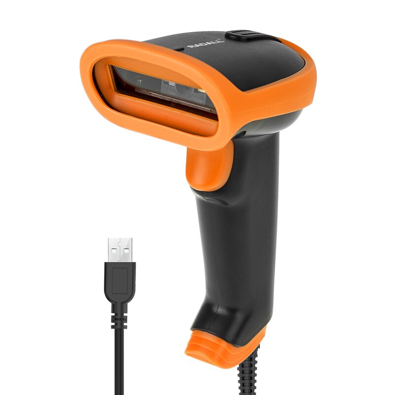 Radall Bedrade Bar Code Scanner Handheld 2D Barcode Scanner Usb Qr Code Scanner Voor Inventaris Pos Terminal Barcode Reader RD-S5