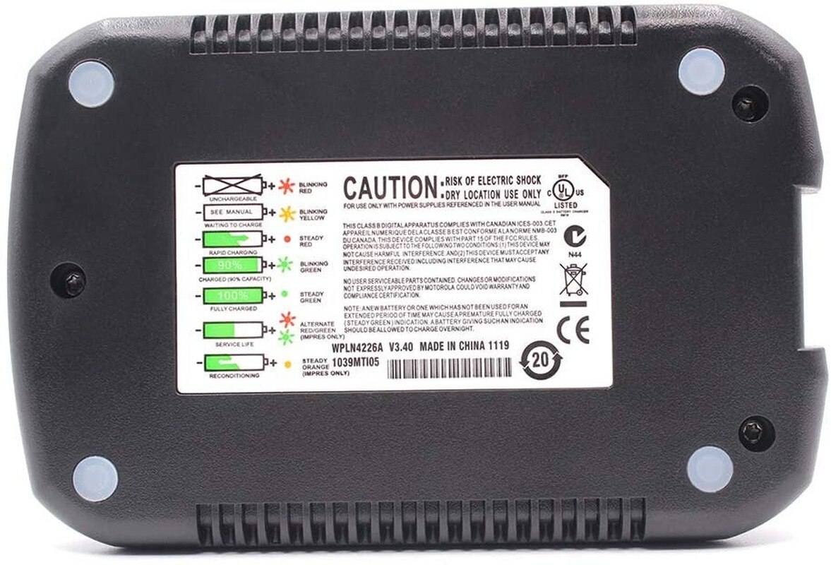 WPLN4232 Oplader Voor Motorola XPR7550 XPR6550 XPR6350 XPR3500 XPR3300e XPR7350e XPR7550e XPR7580e APX4000 Xir P8268 Radio