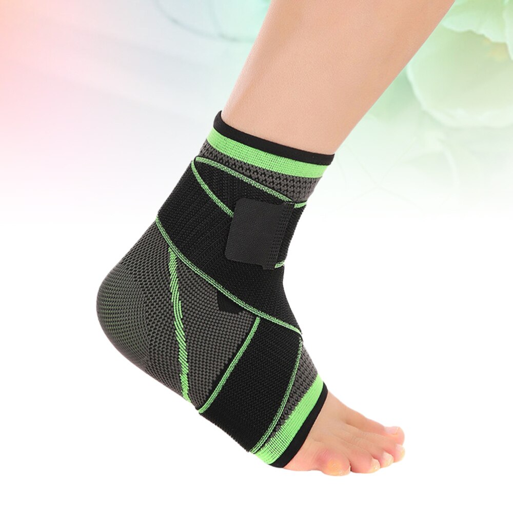 1Pc Onder Druk Enkel Ondersteuning Verstelbare Enkelbrace Enkel Mouwen Enkel Guard Band Voor Verstuiking Preventie-Size
