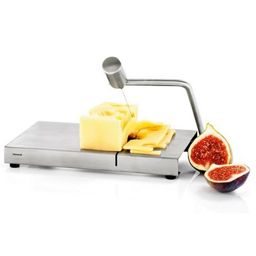 1pc osteskærer wire cutter 5 stk wire ost skære kniv værktøjer serveringsbræt rustfrit stål hårdt semi hårdt ost smør