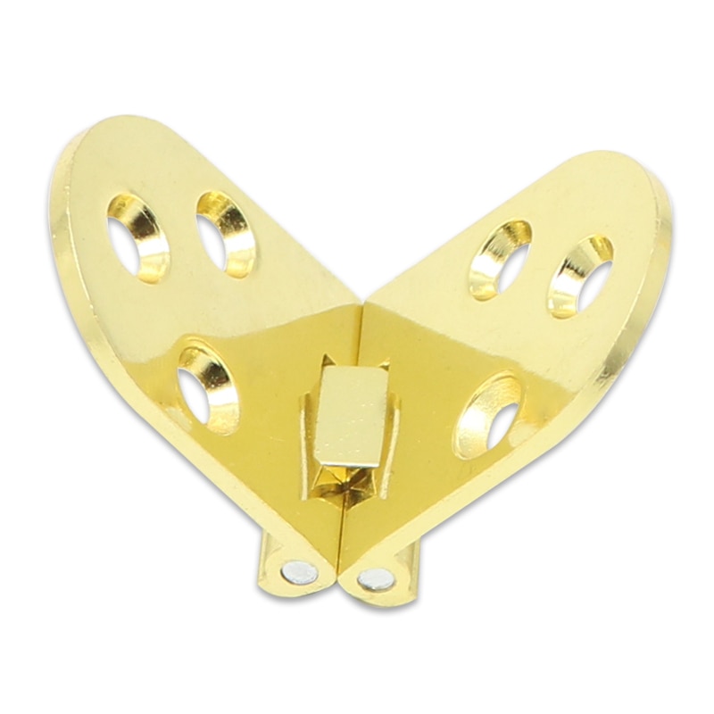 2Pcs Flap Folding Hinges Hidden Hinge Cabinet accessories turn plate hinge Hidden hinge Furniture assembly cabinet door hinges