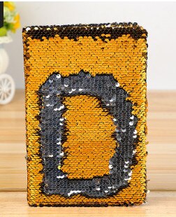 Reversible Sequin Journal Diary Magic A6 Note book Writing Book for Kids US: R