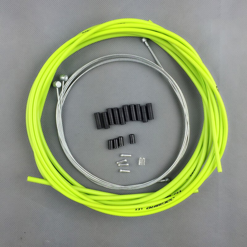 JAGWIRE – Kit de ligne de frein vtt, boîtier de vélo de route, ensemble de câbles de tuyau, Kit de levier de ligne de frein pour shimano Sram,10 couleurs: Green