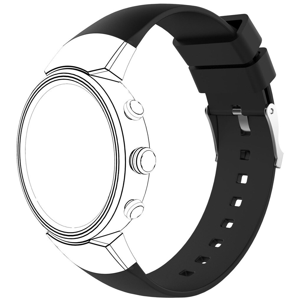 Eieuuk Accessoire Zachte Siliconen Gel Vervanging Horlogeband Band Armband Voor Asus Zenwatch 3 Smart Fitness Horloge