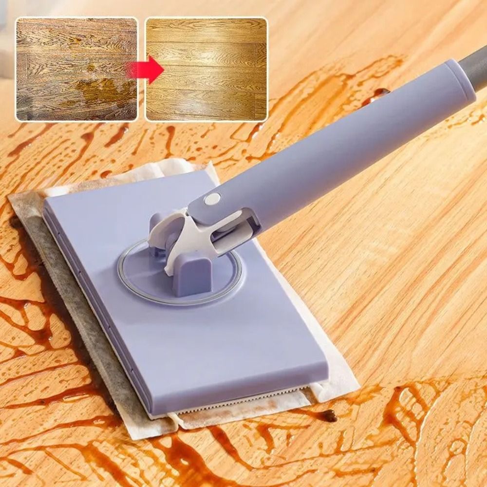 Draagbare handsfree mini-mop Duurzame plastic gezichtshanddoek Kleine mop 360 ° Rotatie-compatibel specifiek mini-mopvenster