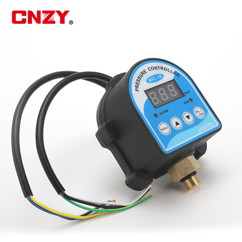 1pc WPC-10 Digital Water Pressure Switch Digital Display WPC 10 Eletronic Pressure Controller for Water Pump With G1/2"Adapter