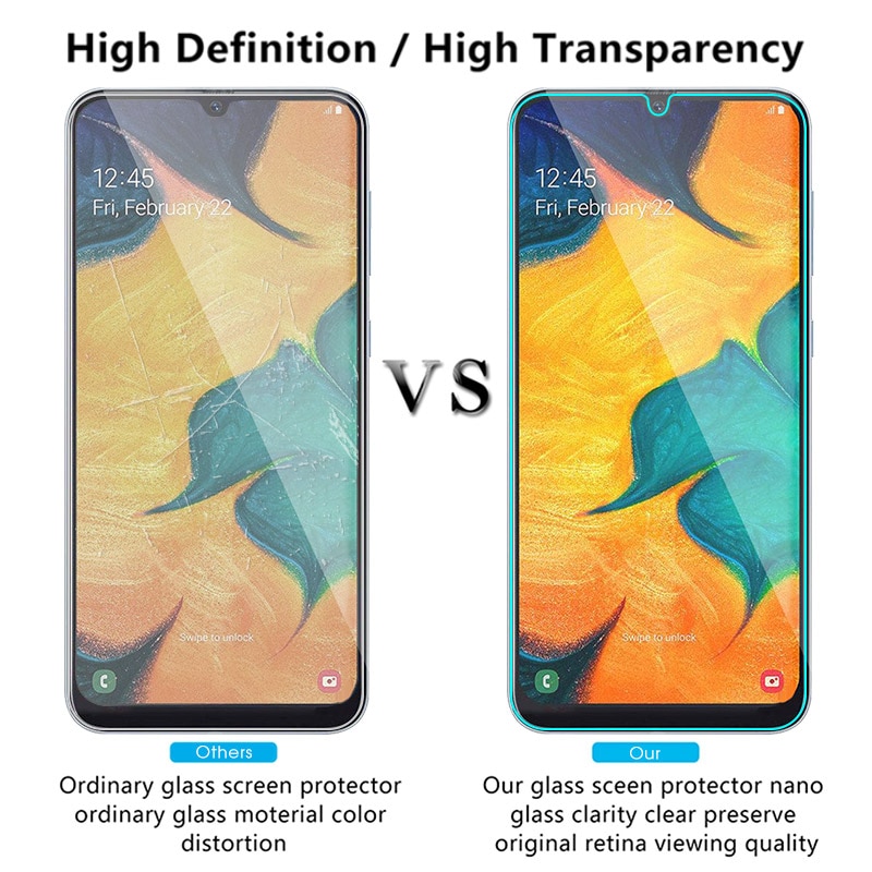 9H Hd Volledige Gehard Glas Voor Samsung Galaxy A30 A50 A10 A70 A40 A20 A80 A90 A60 A7 s10e A71 A51 A50S A30S Screen Protector