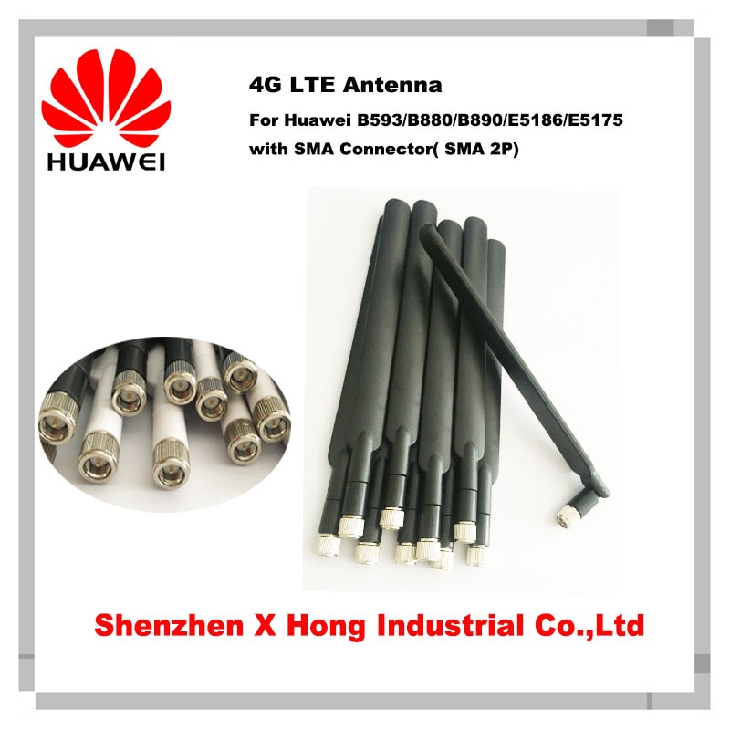 Mærke 5 dbi sma han 4g lte huawei router antenne  (2 stk i en pakke ) b593 b310 e5186