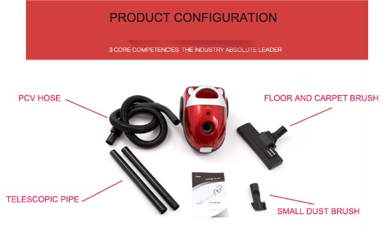 vacuum cleaner mini small horizontal household sweeper Small household power cord is 5 meters long