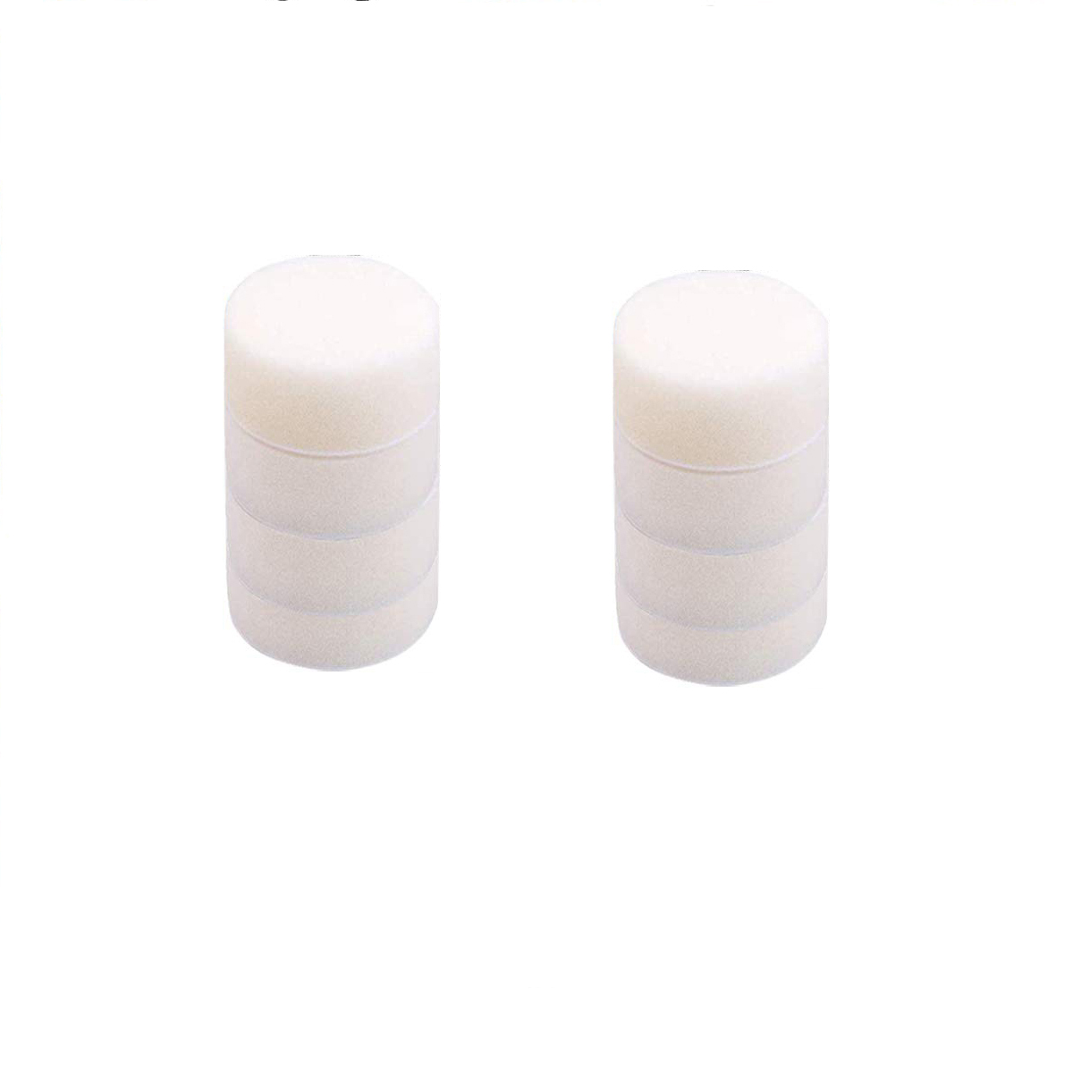 Almohadilla de pulido de 3 pulgadas, esponja para taladro de espuma, almohadillas para pulir, flocado de 80mm, almohadillas amortiguadoras para coche para pulido de detalles, limpieza de encerado, 10 Uds.: Azul