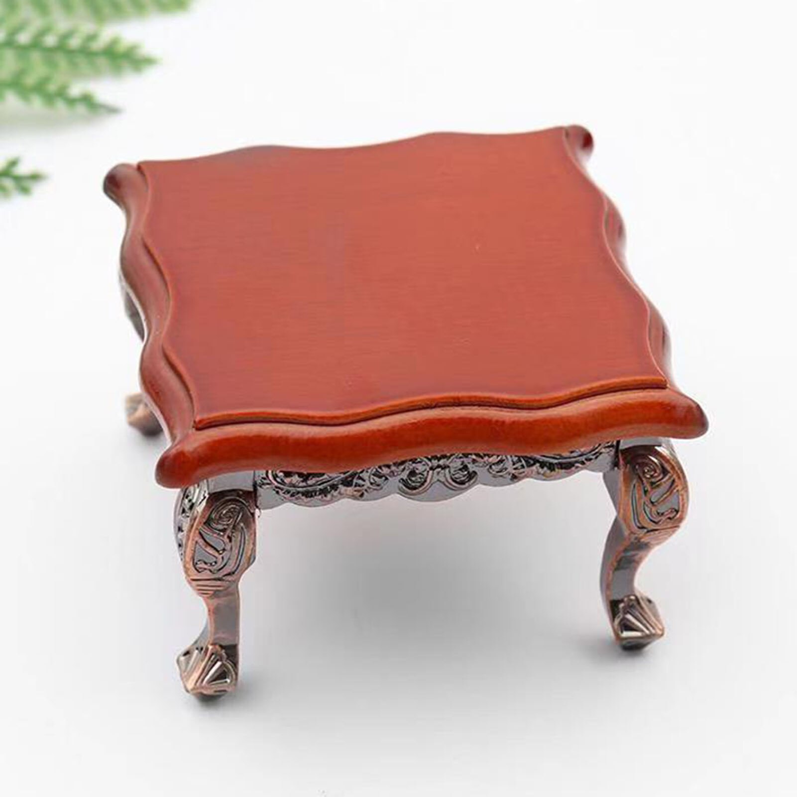 1/12 Dollhouse Realistische Aantrekkelijke Interessante Mini Meubels Bench Eettafel Model Speelgoed Miniatuur Landschap