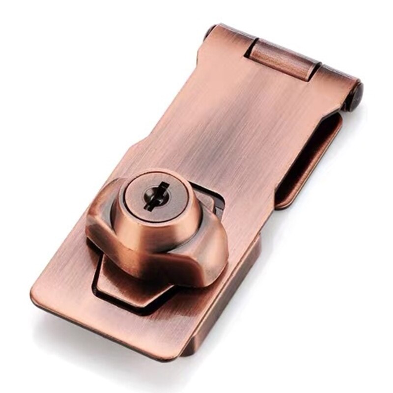 Loquet de verrouillage à clé à Angle droit à 90 degrés, en alliage de Zinc, verrou de sécurité pour porte d&#39;armoire, différentes tailles et couleurs, directe: BZ-4