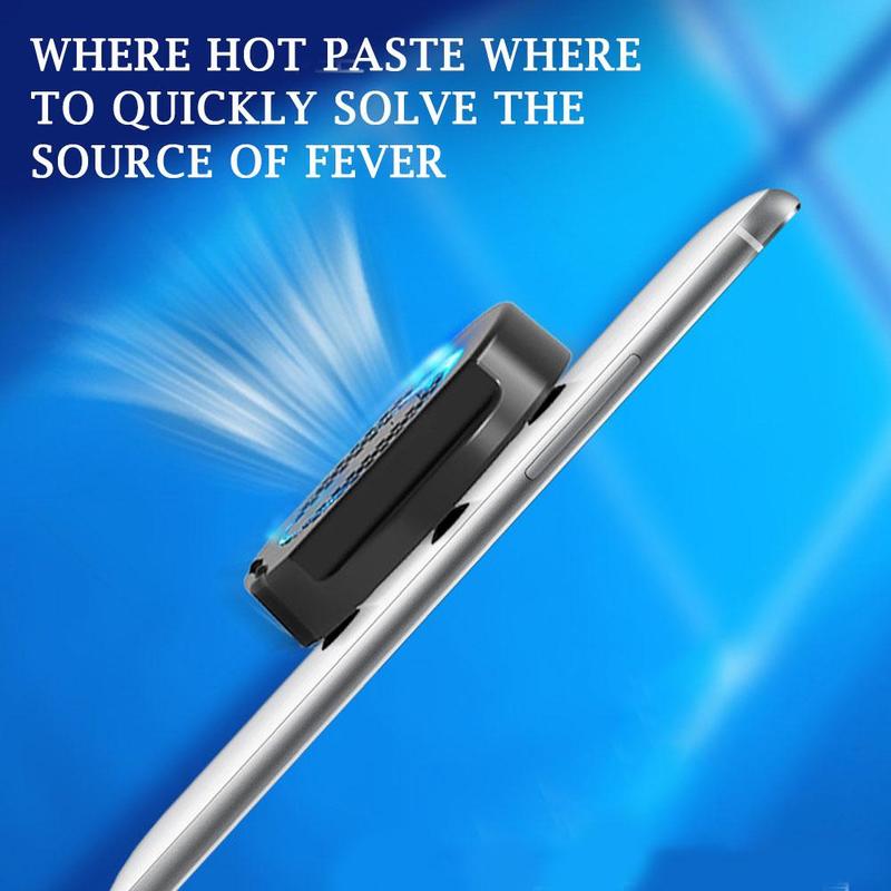 Telefone móvel de refrigeração universal semicondutor radiador telefone usb usb recarregável ventilador titular