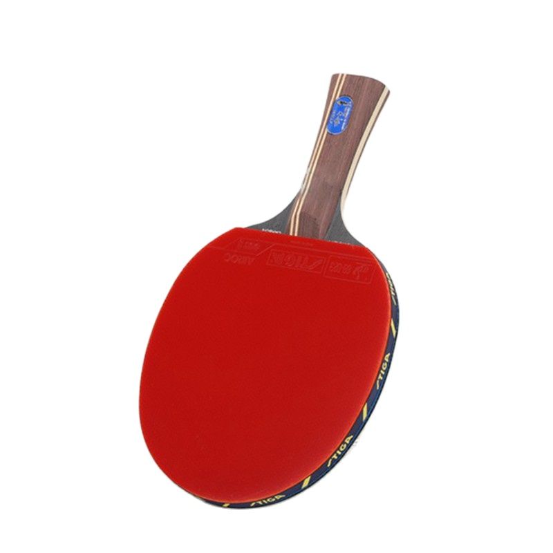 Raqueta de tenis de mesa STIGA Xuxin Dynasty, ensamblada con granos de doble cara en Goma, murciélago de Ping Pong Hanlde acampanado