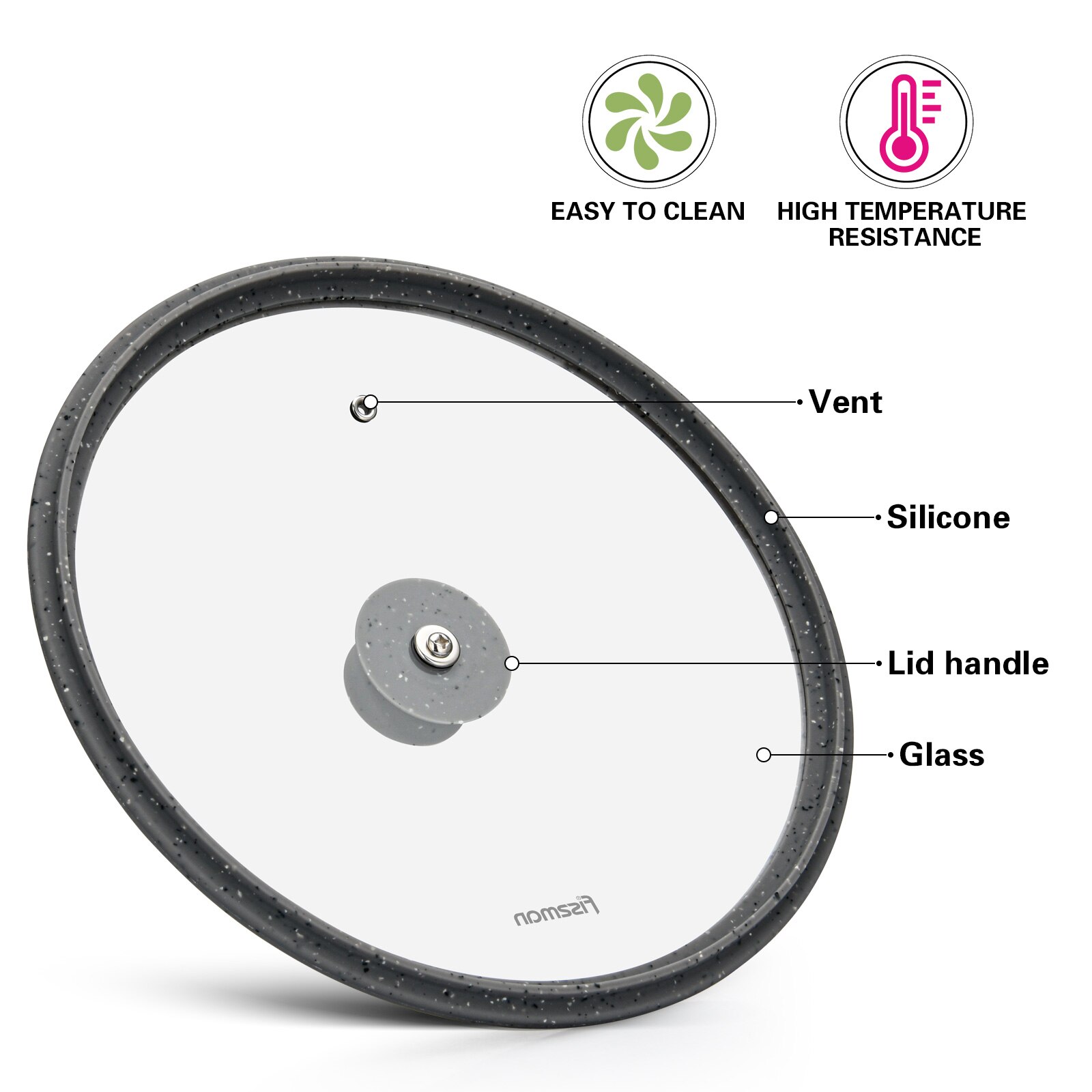 Cosy & Trendy Glazen Deksel 22/24/26 cm - 110078